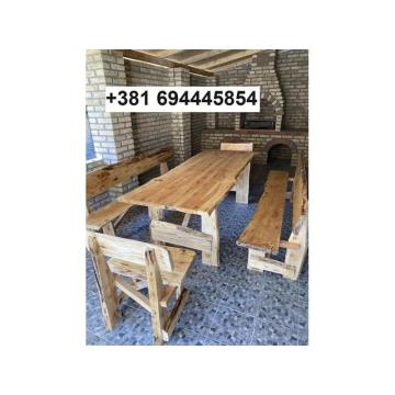 Stolovi i klupe etno stil