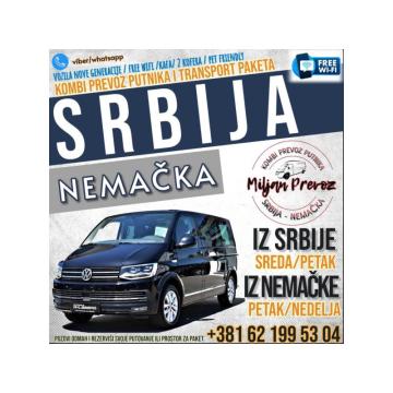 Kombi prevoz Srbija-Nemacka