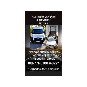 Prevoz robe putnika selidbe