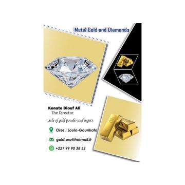 Prodaja zlatnih poluga i praha.