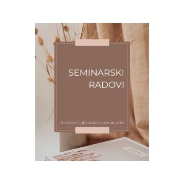 Izrada seminarskih radova 