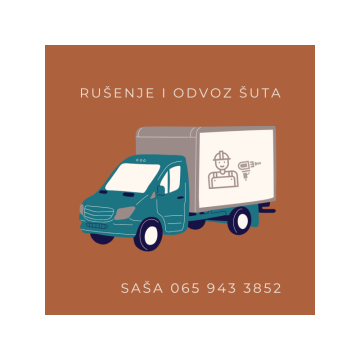 Rušenje i odvoz šuta - brzo i efikasno!