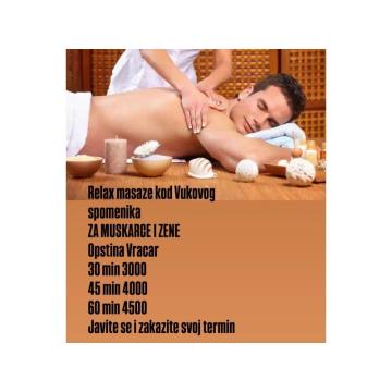 Masaze relax i terapy