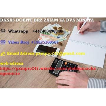 Kontaktirajte me za svoj kredit danas 