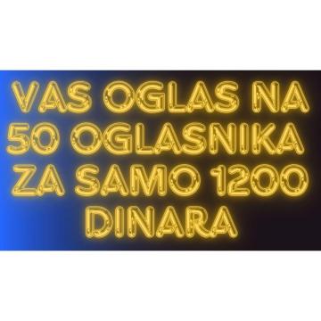 Usluzno postavljamo oglase umesto vas