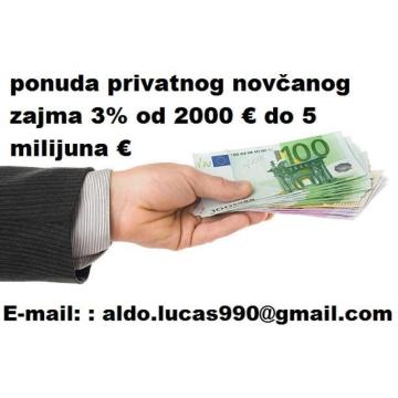 Nudim požajmicu novča 3%.( ✅)