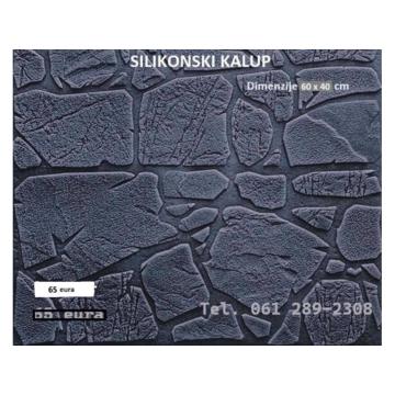 Silikonski kalupi za štampani beton